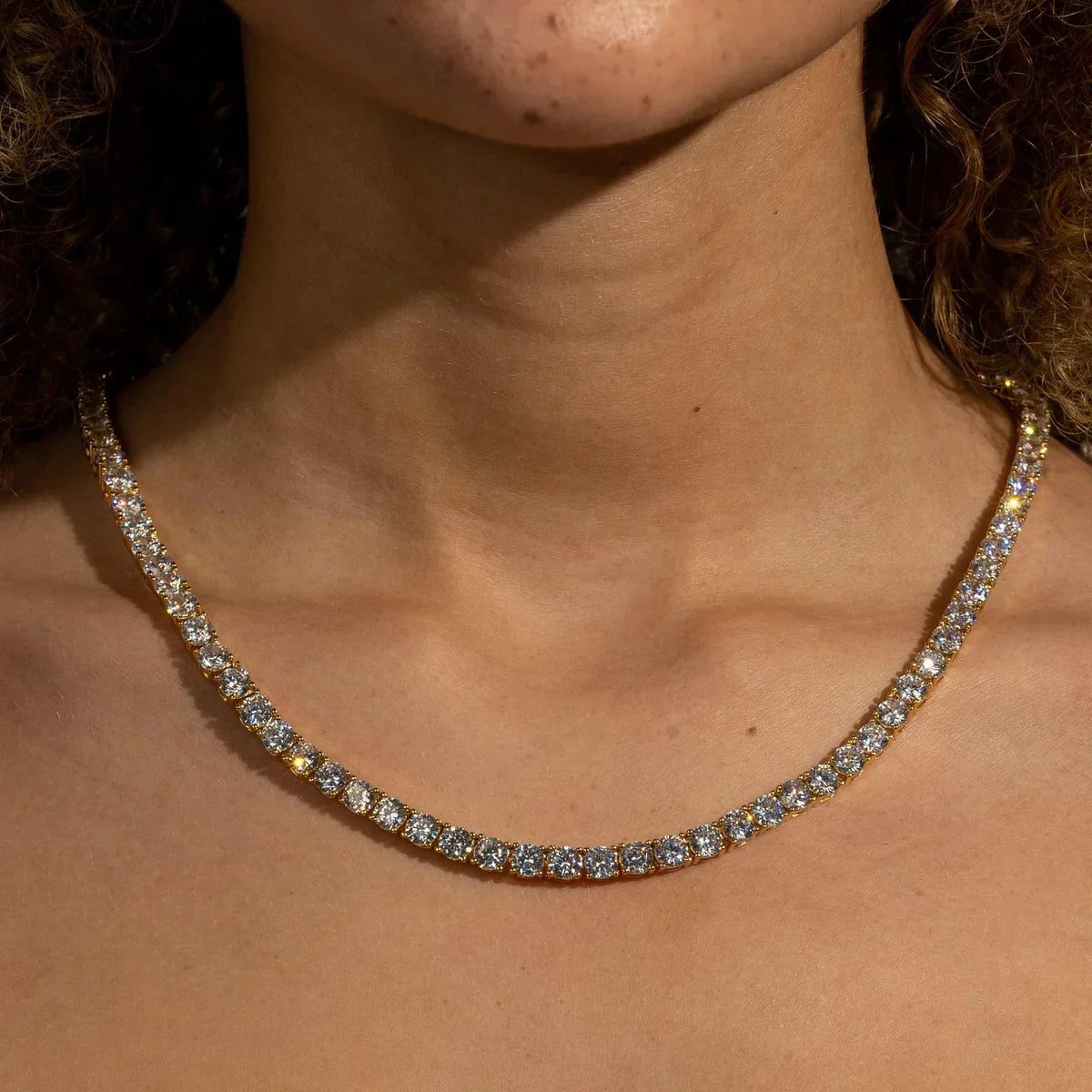 5MM CHAIN TENNIS – 18K GOLD PLATED – TS JEWELS PREMIUM COLLECTION