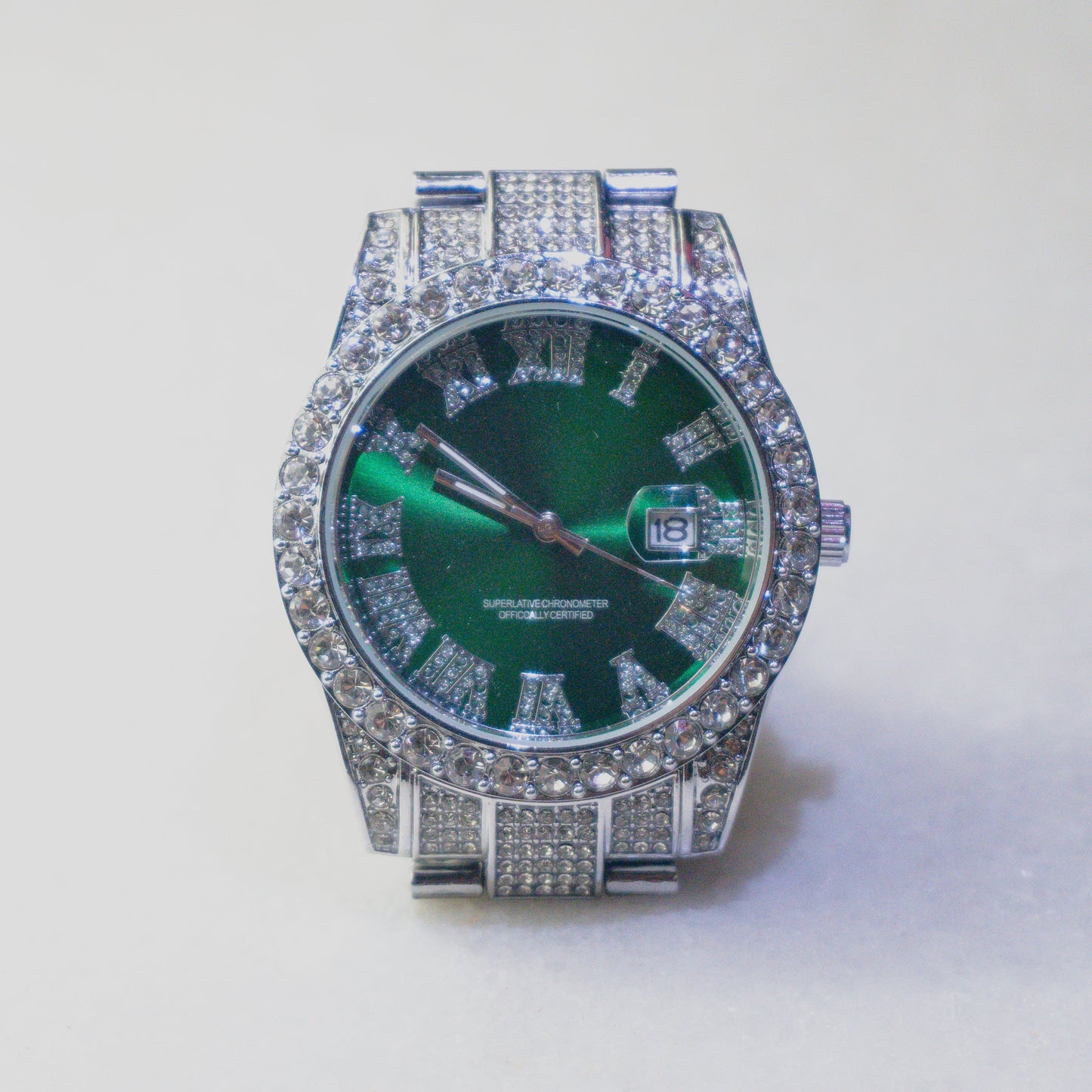 WATCH HOLLY (ICED) GREEN – TS JEWELS PREMIUM COLLECTION