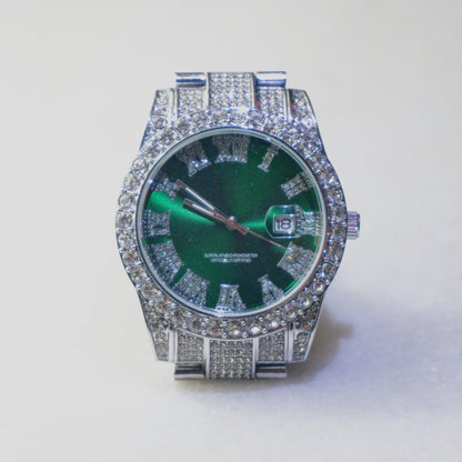 WATCH HOLLY (ICED) GREEN – TS JEWELS PREMIUM COLLECTION