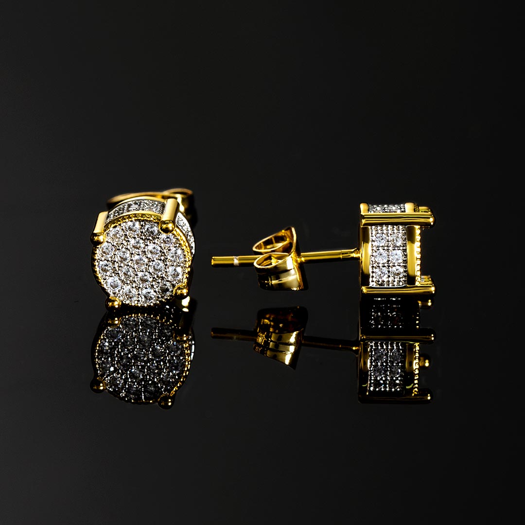 ICED ROUND STONE STUD EARRING – TS JEWELS PREMIUM COLLECTION