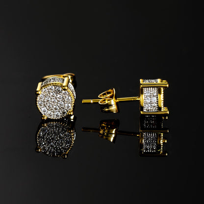 ICED ROUND STONE STUD EARRING – TS JEWELS PREMIUM COLLECTION