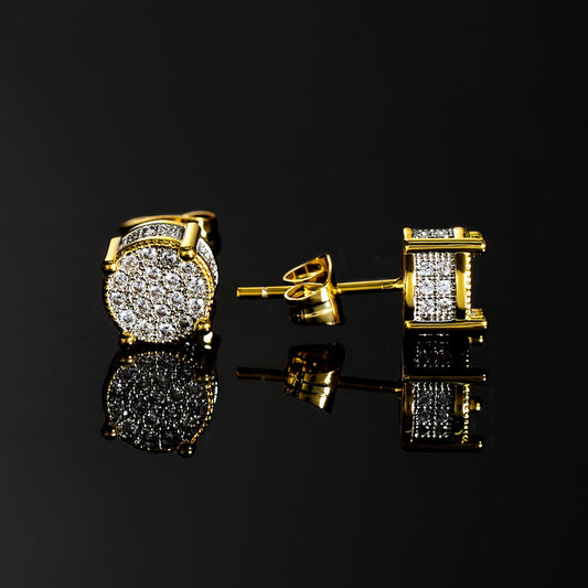 ICED ROUND STONE STUD EARRING – TS JEWELS PREMIUM COLLECTION