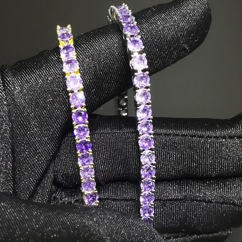 TENNIS BRACELET PURPLE TS 4MM – TS JEWELS PREMIUM COLLECTION