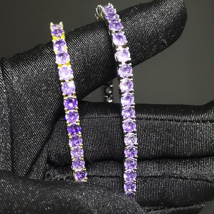 TENNIS BRACELET PURPLE TS 4MM – TS JEWELS PREMIUM COLLECTION