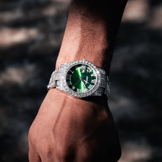WATCH HOLLY (ICED) GREEN – TS JEWELS PREMIUM COLLECTION