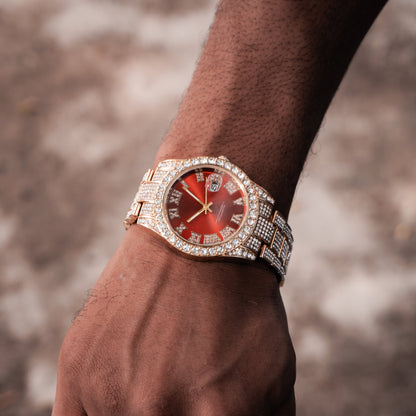 WATCH HOLLY (ICED) RED – TS JEWELS PREMIUM COLLECTION
