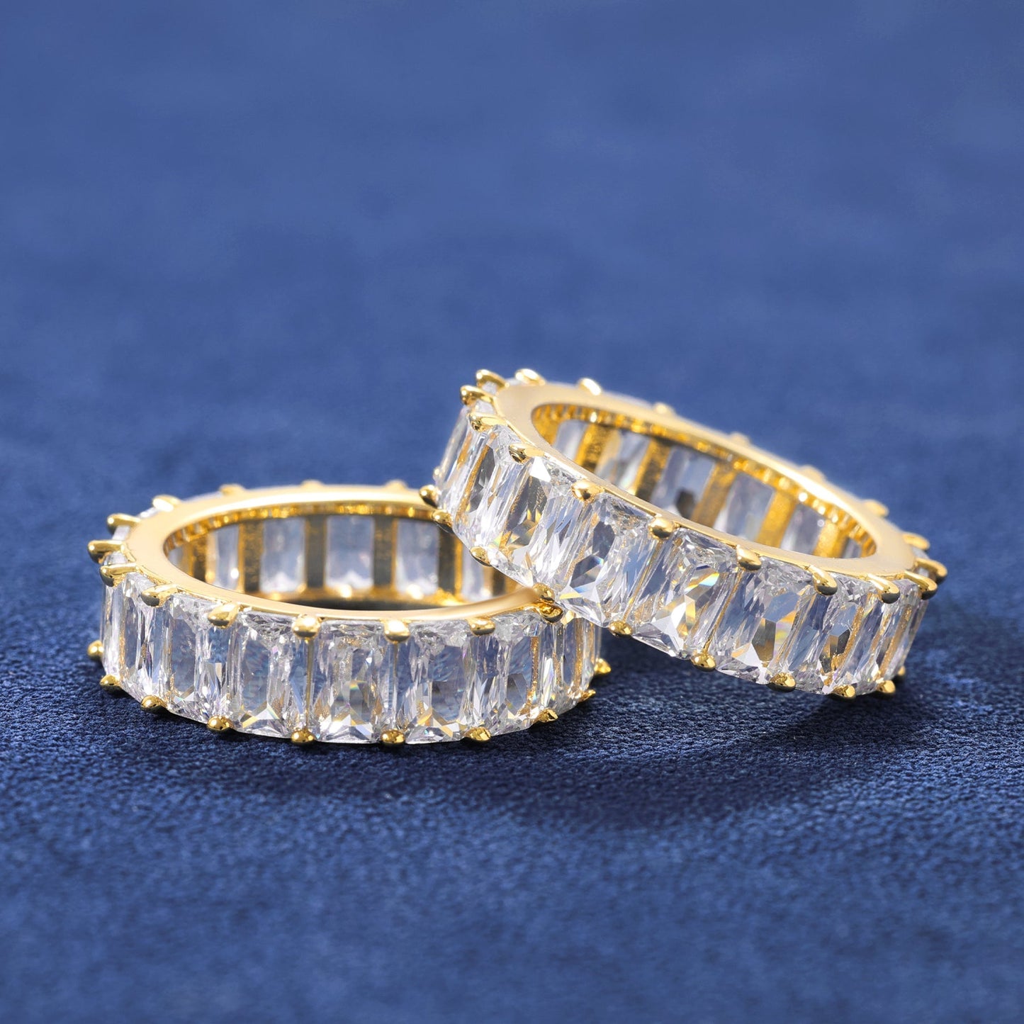 RING BAGUETTE – 18K GOLD PLATED – TS JEWELS PREMIUM COLLECTION