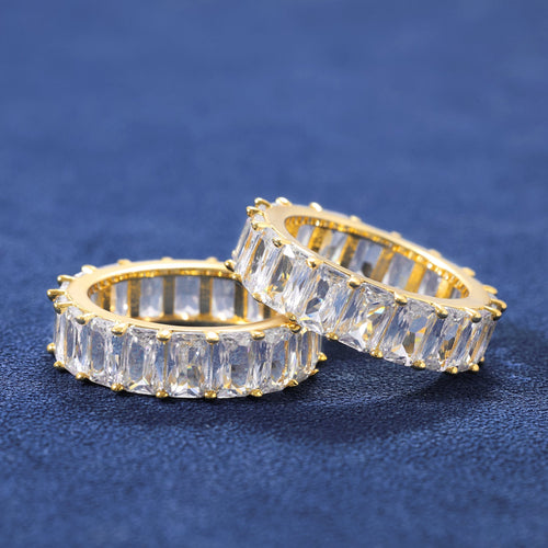 RING BAGUETTE – 18K GOLD PLATED – TS JEWELS PREMIUM COLLECTION