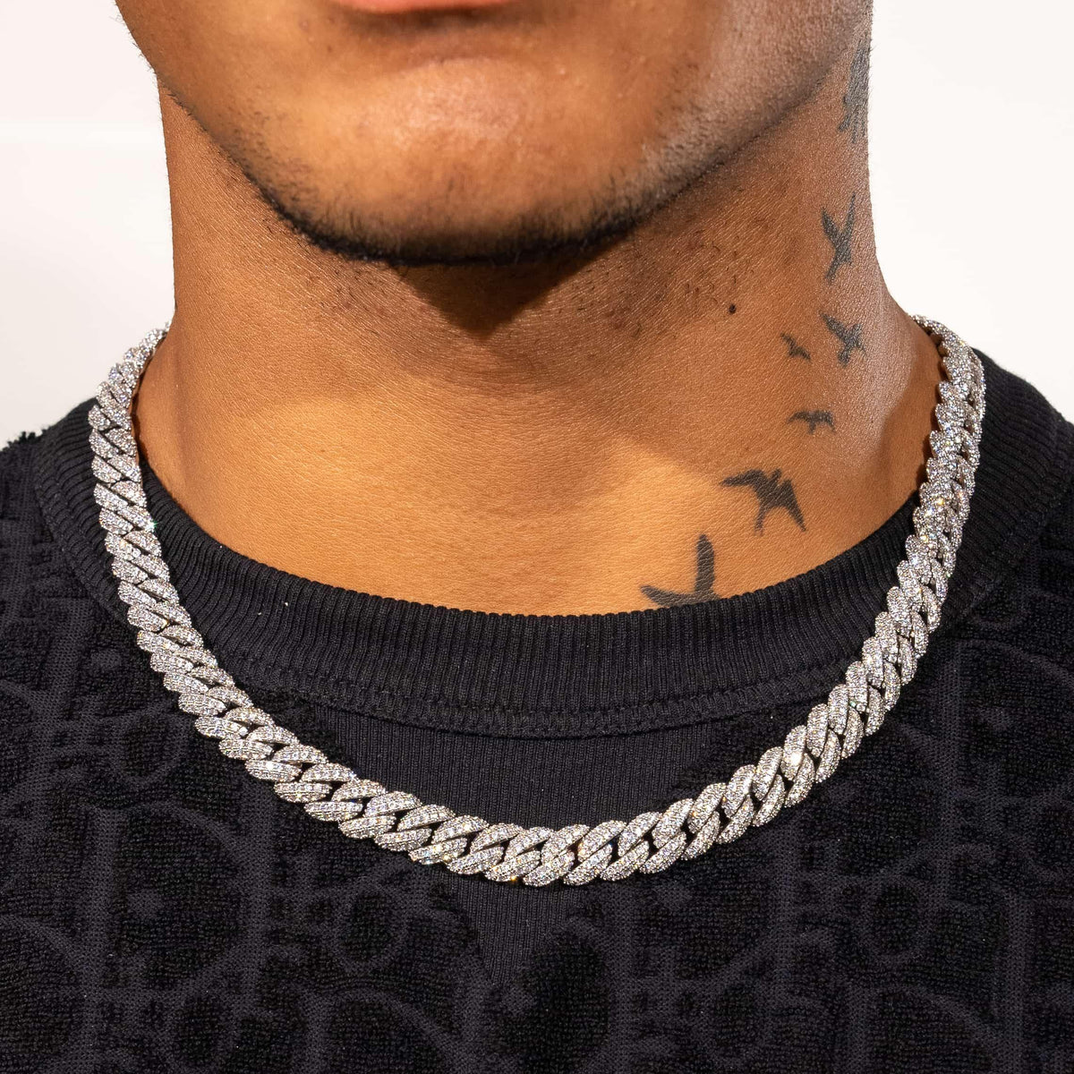10MM ICED CUBAN LINK CHAIN – TS JEWELS PREMIUM COLLECTION