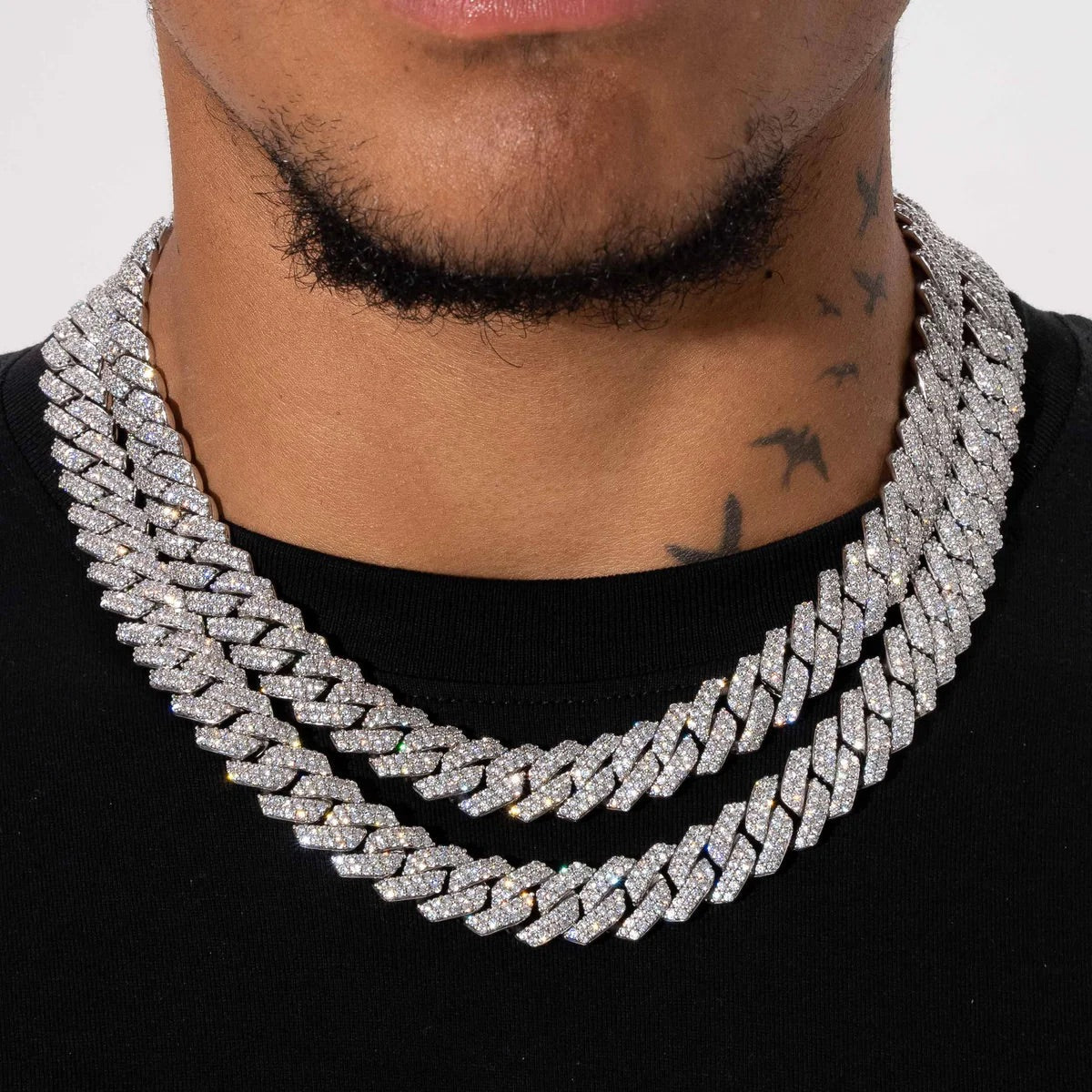 14MM DIAMOND PRONG LINK CHAIN – TS JEWELS PREMIUM COLLECTION