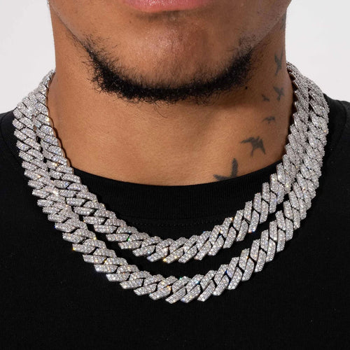 14MM DIAMOND PRONG LINK CHAIN – TS JEWELS PREMIUM COLLECTION