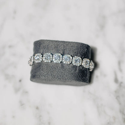 10MM BRACELET CLUSTERED TENNIS – TS JEWELS PREMIUM COLLECTION