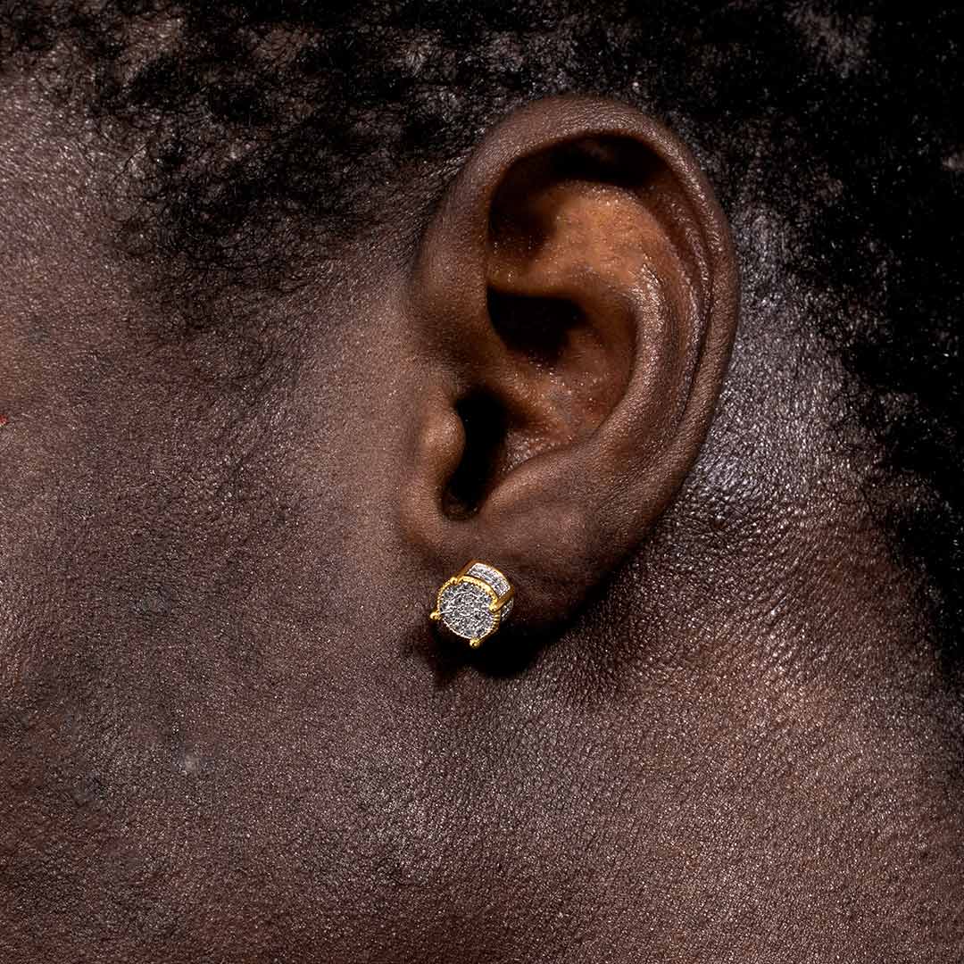 ICED ROUND STONE STUD EARRING – TS JEWELS PREMIUM COLLECTION