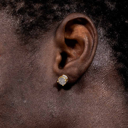 ICED ROUND STONE STUD EARRING – TS JEWELS PREMIUM COLLECTION