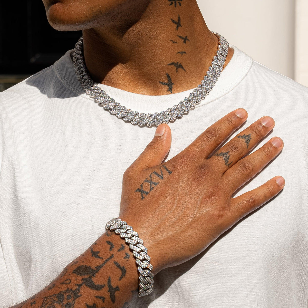 14MM DIAMOND PRONG LINK CHAIN – TS JEWELS PREMIUM COLLECTION