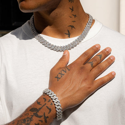 14MM DIAMOND PRONG LINK CHAIN – TS JEWELS PREMIUM COLLECTION