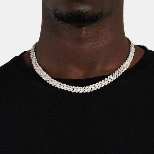 10MM CHAIN DIAMOND PRONG LINK – TS JEWELS PREMIUM COLLECTION