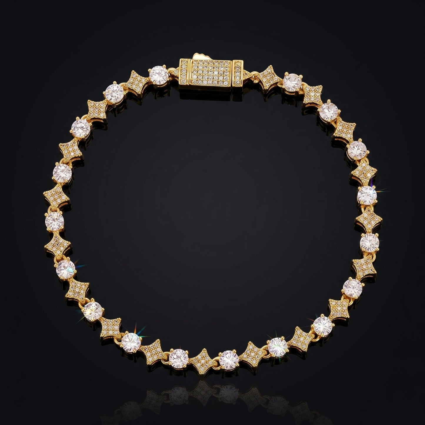 TENNIS BRACELET ICED OUT STAR – TS JEWELS PREMIUM COLLECTION