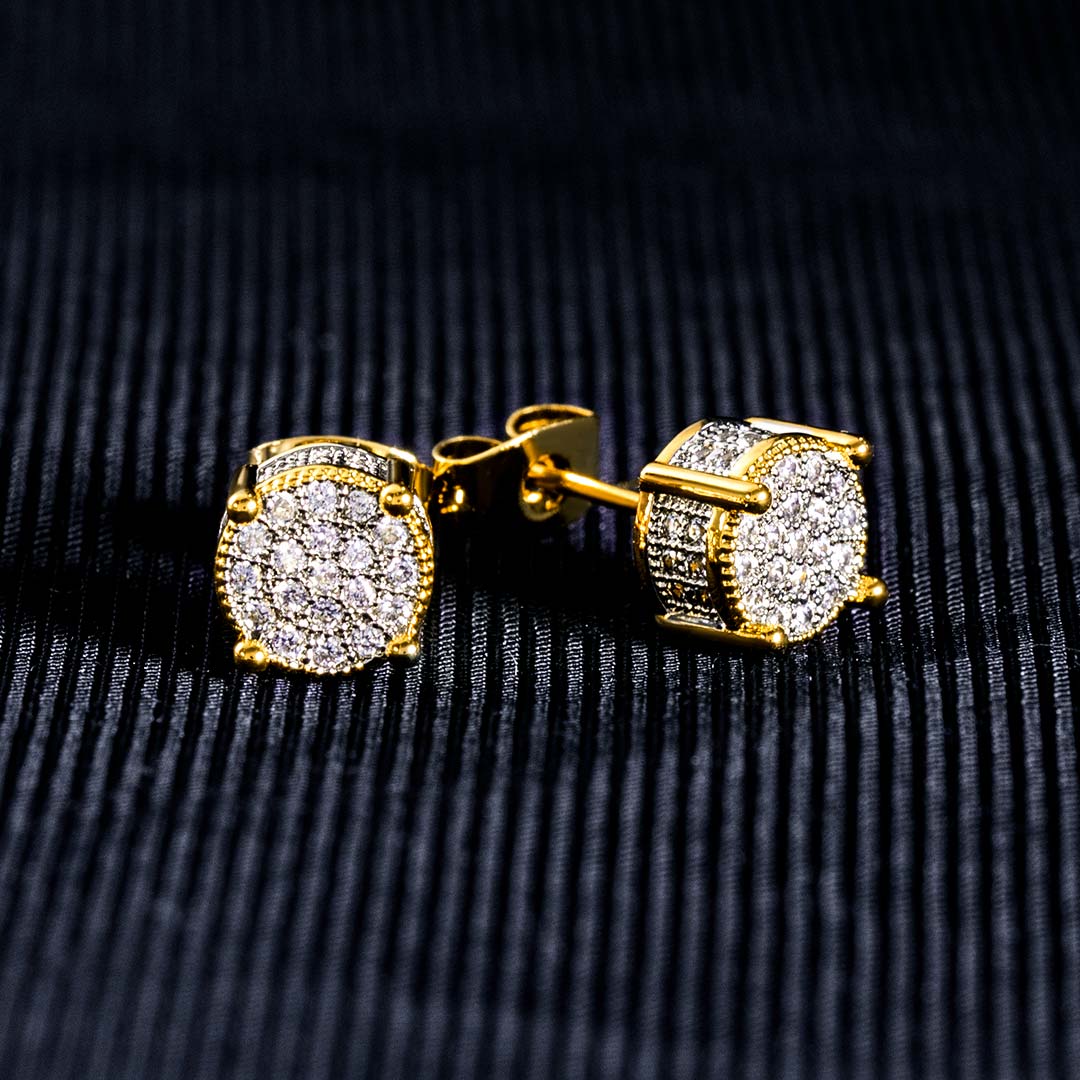 ICED ROUND STONE STUD EARRING – TS JEWELS PREMIUM COLLECTION