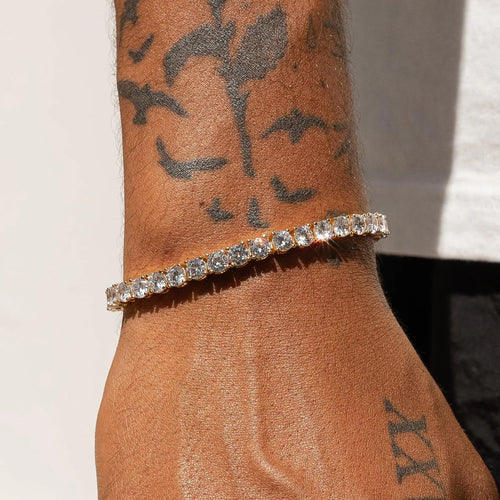 5MM BRACELET TENNIS – 18K GOLD PLATED – TS JEWELS PREMIUM COLLECTION