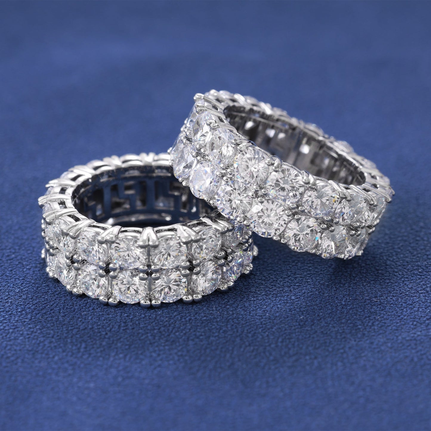 RING ICED DOUBLE ROW TENNIS – TS JEWELS PREMIUM COLLECTION