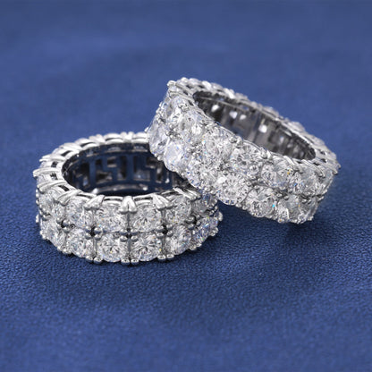 RING ICED DOUBLE ROW TENNIS – TS JEWELS PREMIUM COLLECTION