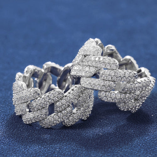 RING DIAMOND PRONG – 925 SILVER – TS JEWELS PREMIUM COLLECTION