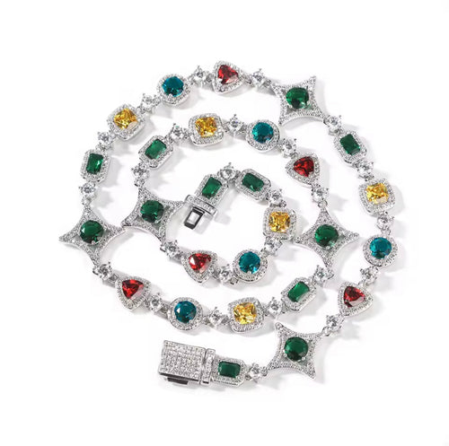 9MM MULTISTONE CHAIN – TS JEWELS PREMIUM COLLECTION