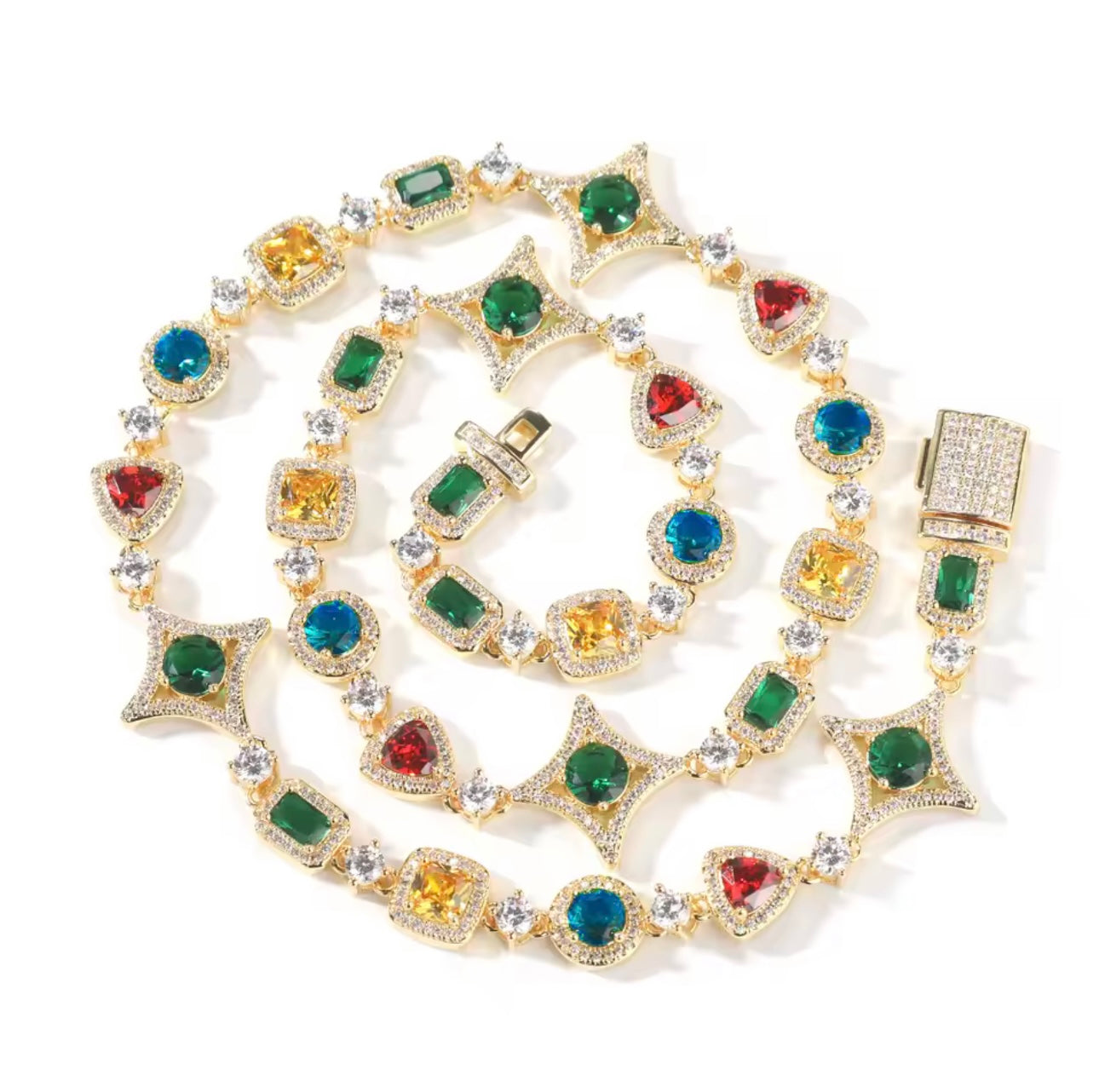 9MM MULTISTONE CHAIN – TS JEWELS PREMIUM COLLECTION