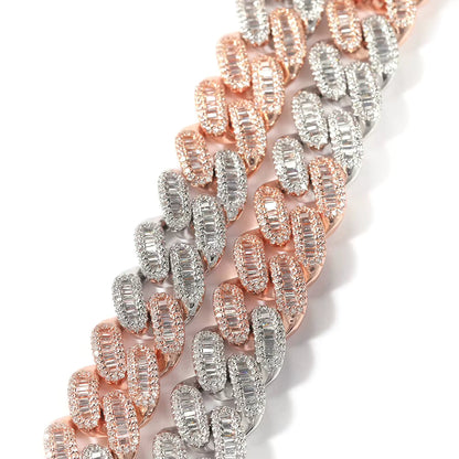 15MM CUBAN MIX ROSE CHAIN – TS JEWELS PREMIUM COLLECTION
