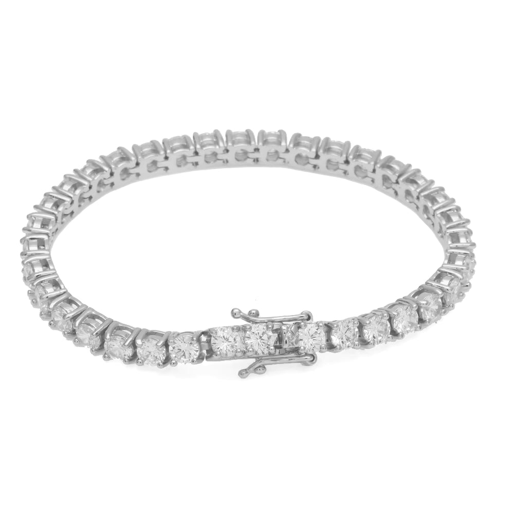 5MM BRACELET TENNIS – 925 SILVER PLATED – TS JEWELS PREMIUM COLLECTION