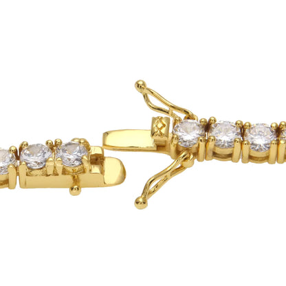 5MM BRACELET TENNIS – 18K GOLD PLATED – TS JEWELS PREMIUM COLLECTION