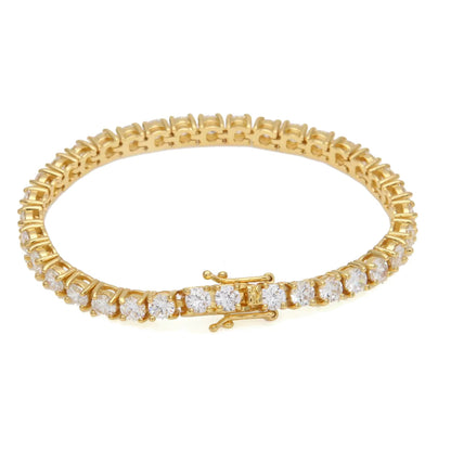 5MM BRACELET TENNIS – 18K GOLD PLATED – TS JEWELS PREMIUM COLLECTION