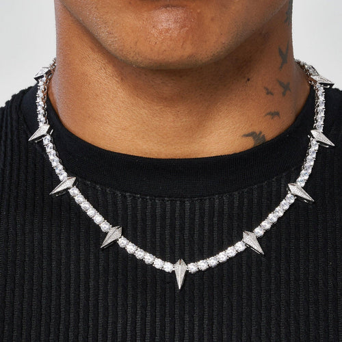 5MM PAVÉ SPIKE TENNIS CHAIN – TS JEWELS PREMIUM COLLECTION