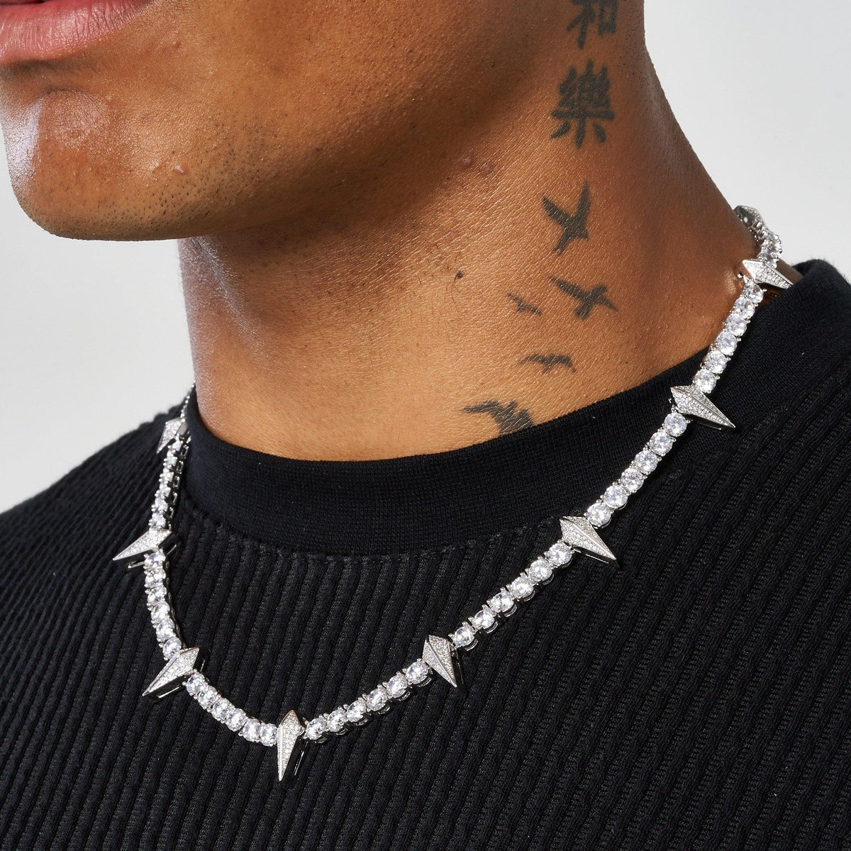 5MM PAVÉ SPIKE TENNIS CHAIN – TS JEWELS PREMIUM COLLECTION