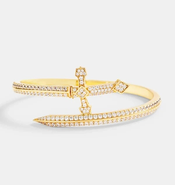 BRACELET PAVE CROSS ICE – TS JEWELS PREMIUM COLLECTION