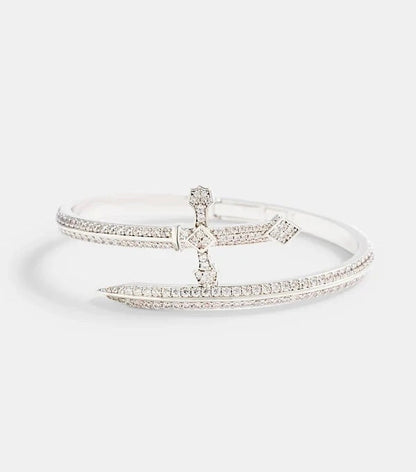 BRACELET PAVE CROSS ICE – TS JEWELS PREMIUM COLLECTION