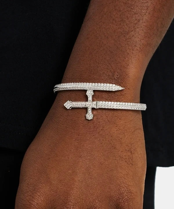 BRACELET PAVE CROSS ICE – TS JEWELS PREMIUM COLLECTION