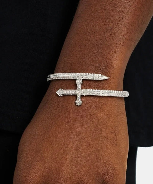 BRACELET PAVE CROSS ICE – TS JEWELS PREMIUM COLLECTION
