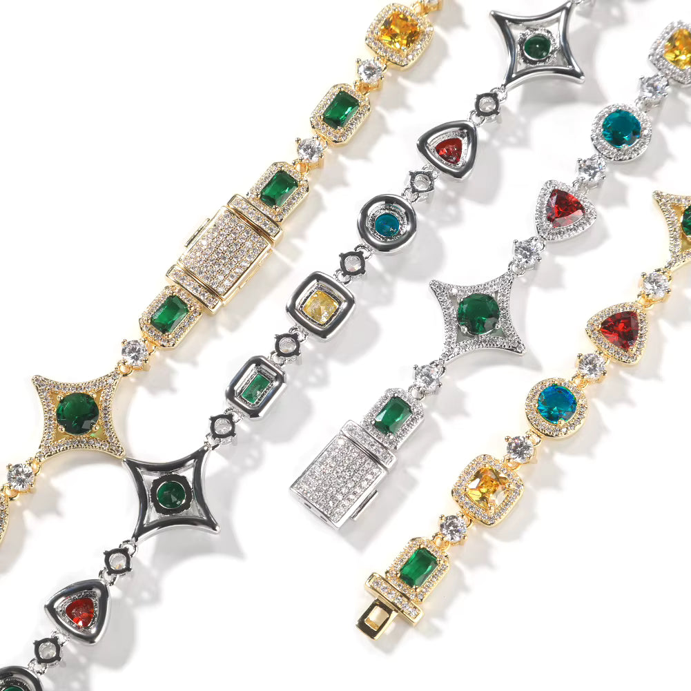 9MM MULTISTONE CHAIN – TS JEWELS PREMIUM COLLECTION