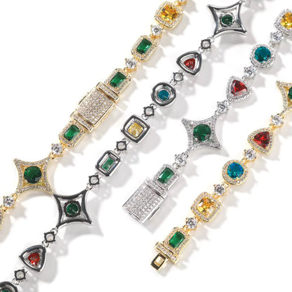 9MM MULTISTONE CHAIN – TS JEWELS PREMIUM COLLECTION