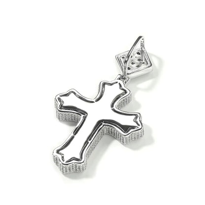 PENDANT CLUSTERED CROSS – 925 SILVER PLATED – TS JEWELS