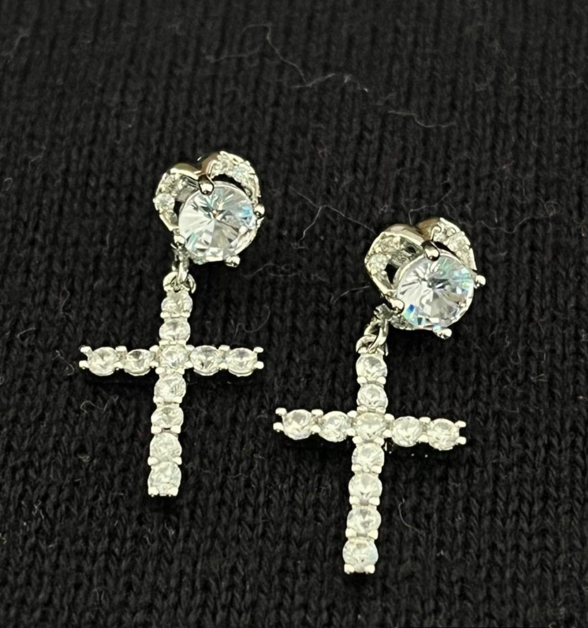 EARRING CROSS VJR (O PAR) – TS JEWELS PREMIUM COLLECTION
