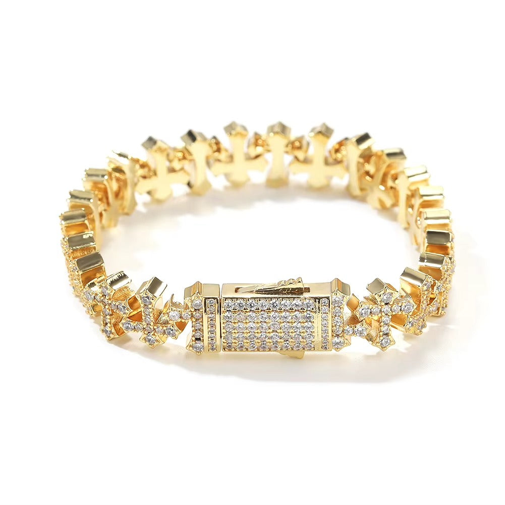 BRACELET 11MM CROSS TS – TS JEWELS PREMIUM COLLECTION