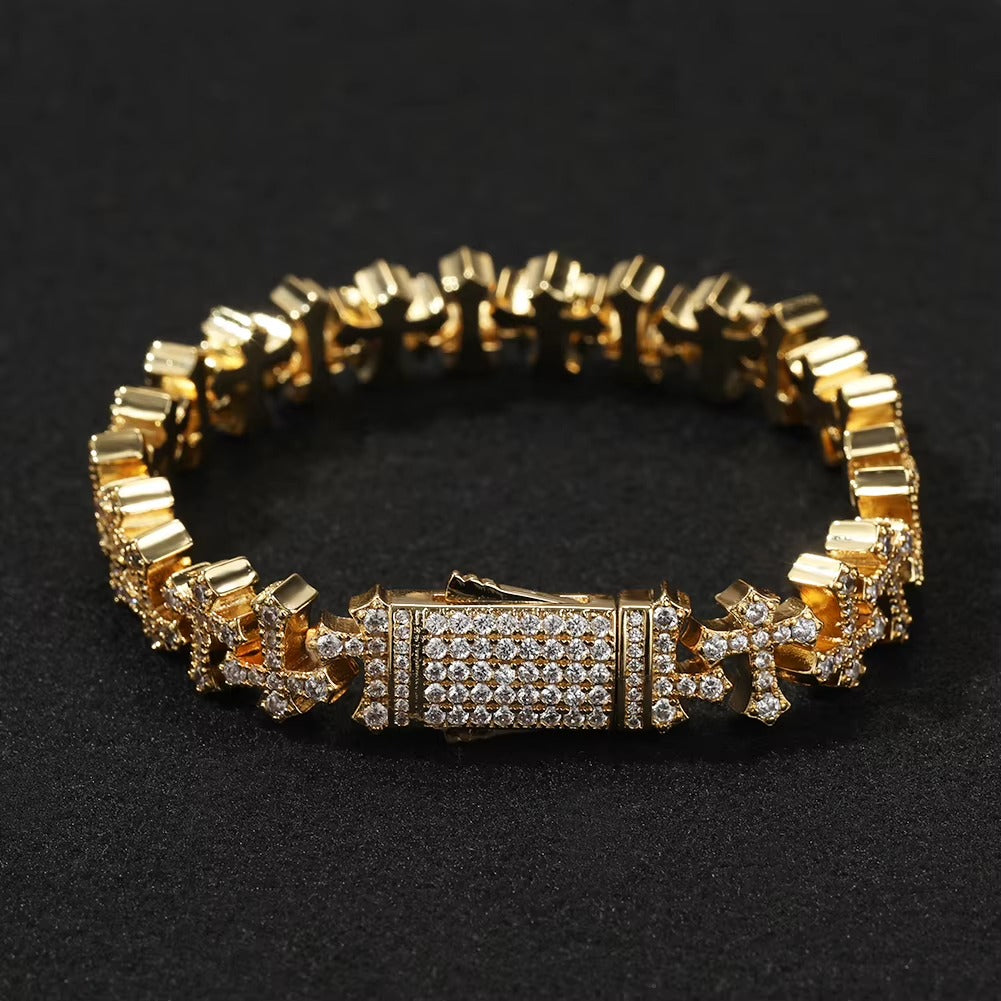BRACELET 11MM CROSS TS – TS JEWELS PREMIUM COLLECTION