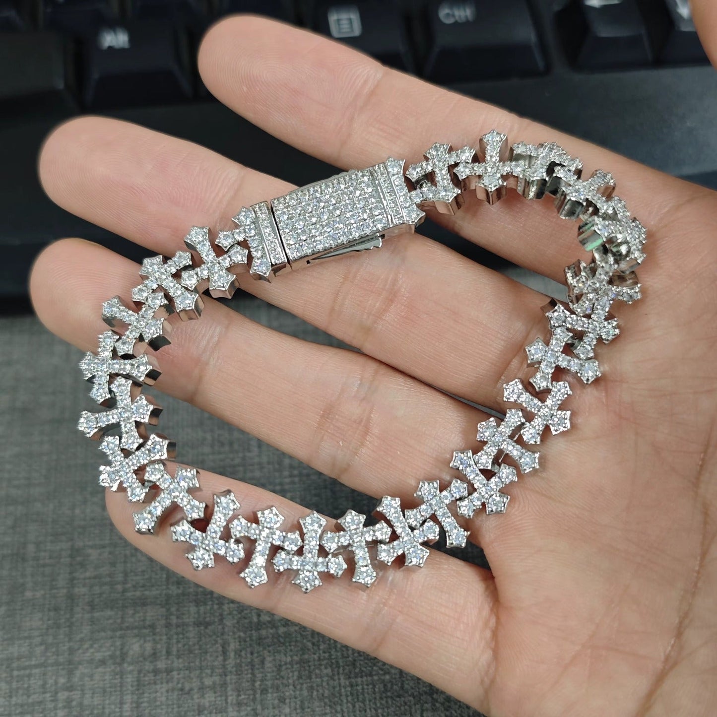 BRACELET 11MM CROSS TS – TS JEWELS PREMIUM COLLECTION