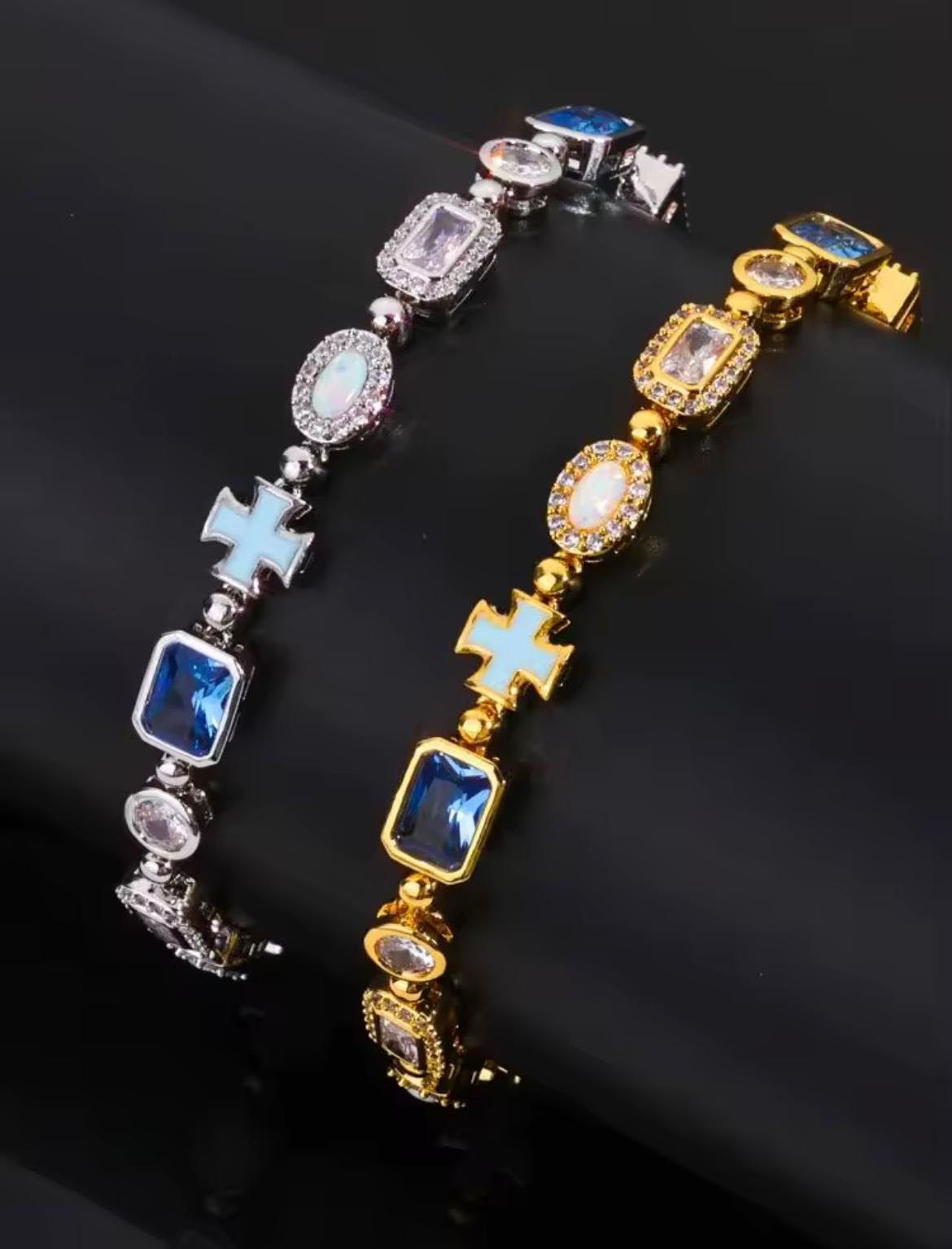 BRACELET STONES MÚLTIPLAS TS (6MM) BLUE – TS JEWELS PREMIUM COLLECTION