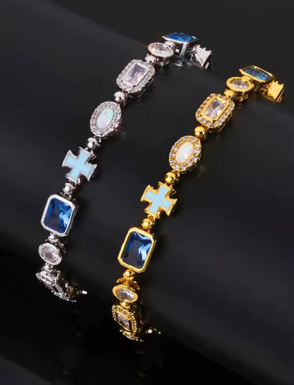 BRACELET STONES MÚLTIPLAS TS (6MM) BLUE – TS JEWELS PREMIUM COLLECTION