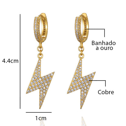 MEN'S EARRING LIGHTNING ICED (O PAR) – TS JEWELS PREMIUM COLLECTION