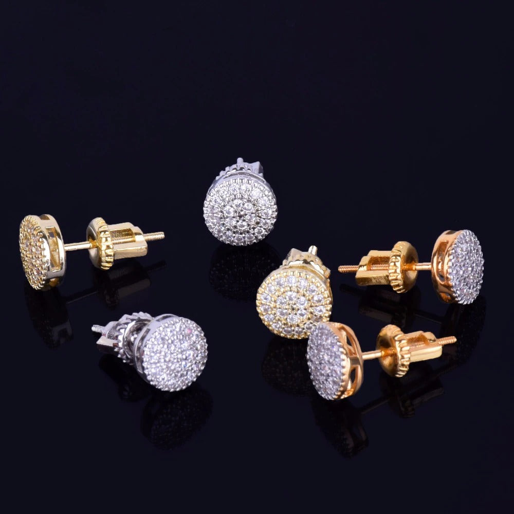 MEN'S EARRING ORB ICED (O PAR) – TS JEWELS PREMIUM COLLECTION
